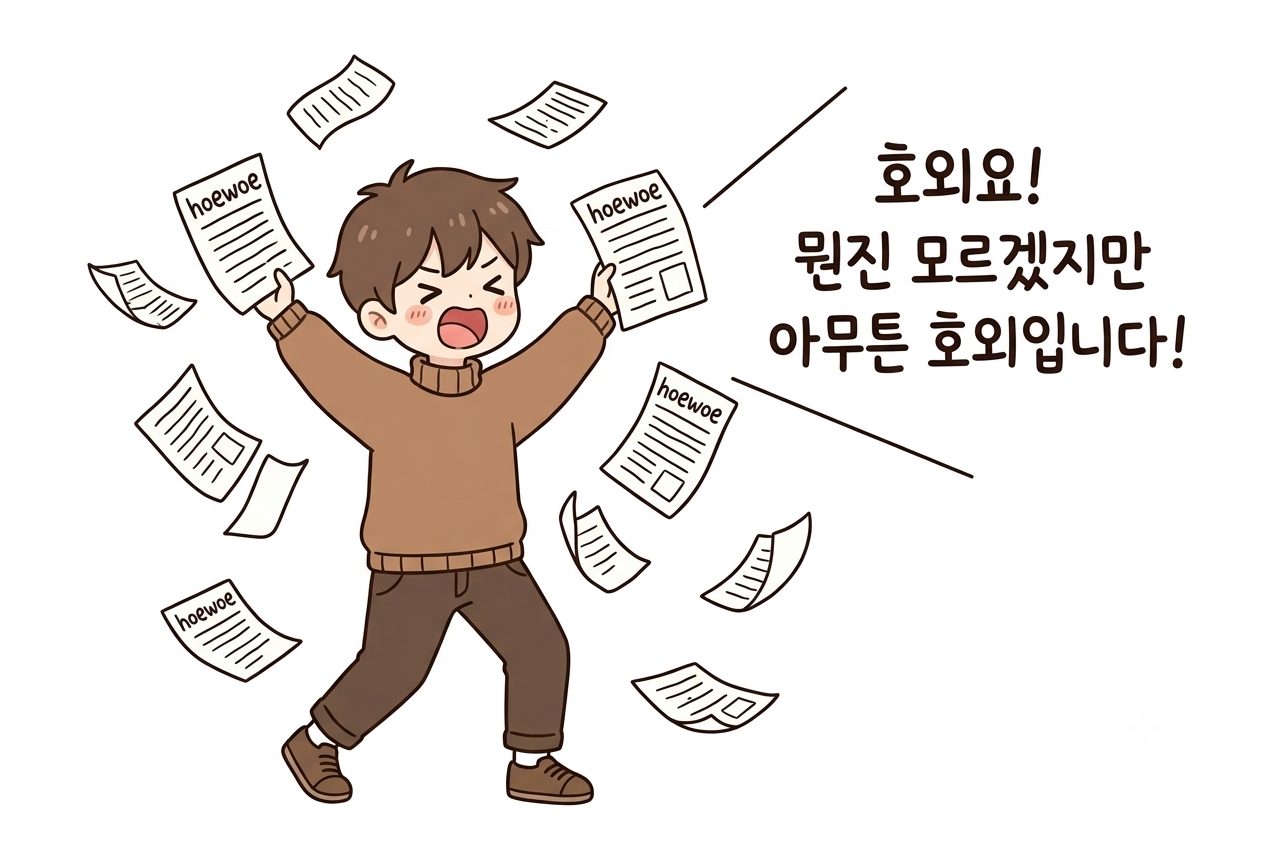 실제 우리가 느끼는 감정은 대개 이런 식입니다.