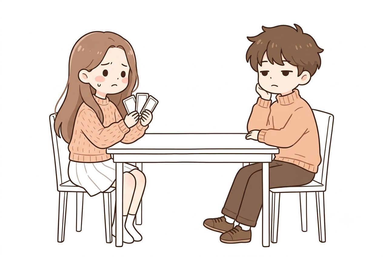 대화는 카드게임과 같습니다. 상대의 패를 파악하고 어떻게 대응해야 할지를 적절하게 선택해야 합니다.